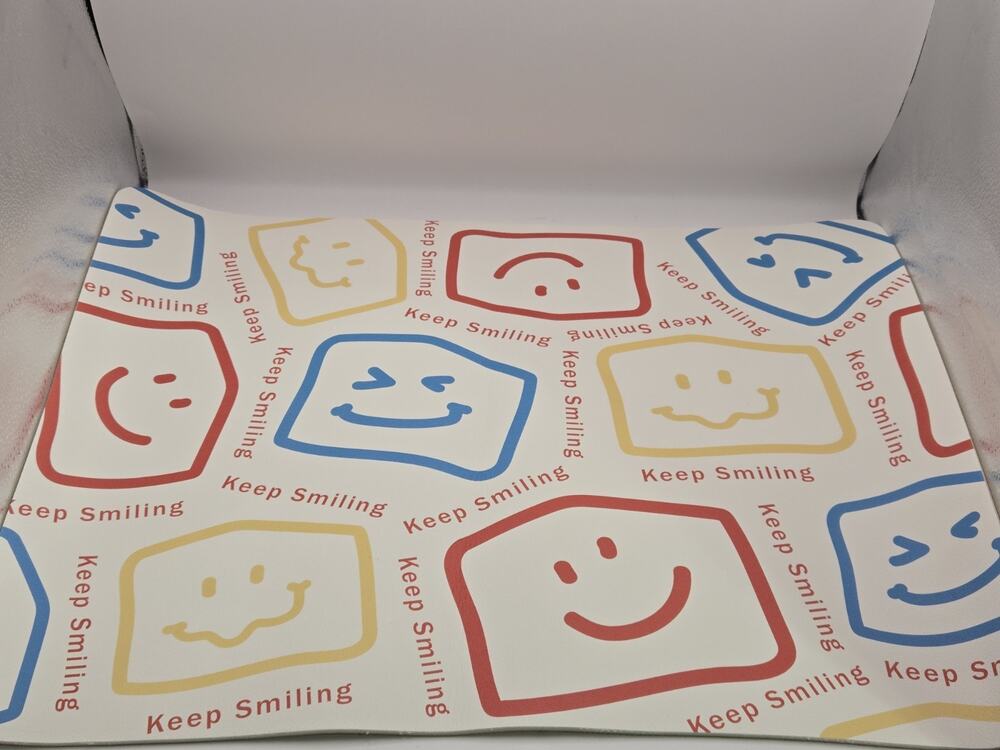 Keep Smiling Absorbent Counter Mat – Large Waterproof Anti-Slip Drying Pad